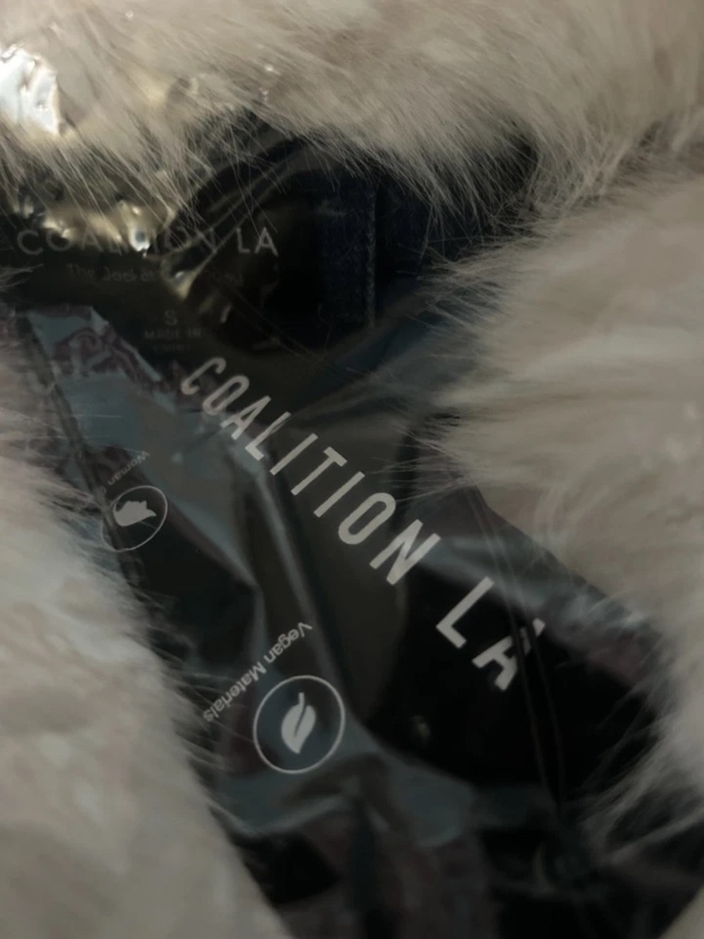 Coalition LA Faux Fur Lined Denim Jacket - Picture 4 of 4